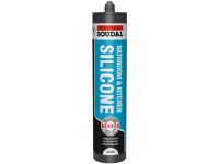 SOUDAL BATHROOM & KITCHEN SILICONE CLEAR 290ML