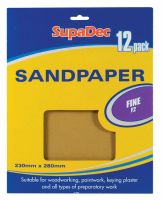 General Purpose Sandpaper Pack - Fine