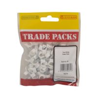 Cable Clip - White - 7mm (80 PK)