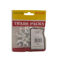 Cable Clip - White - 2.5mm T+E (40 PK)