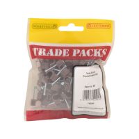 Cable Clips - Brown Round - 7mm (80 PK)