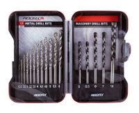 17 Piece - Metal & Masonry Drill Bit Set