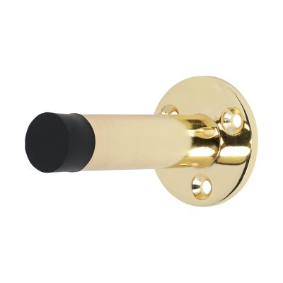 Projection Door Stop - Polished Brass