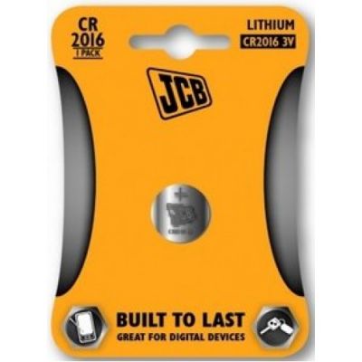 JCB CR2016 Lithium Coin Battery 