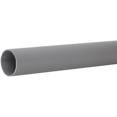 32mm Push-Fit Waste Pipe 3m  - Grey