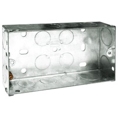 35mm Double Steel Knockout Box 