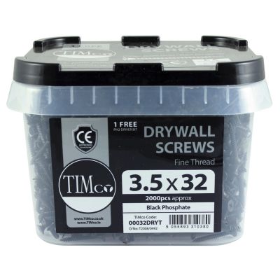 3.5x32mm Drywall Screws Coarse Thread (Box of 2000)