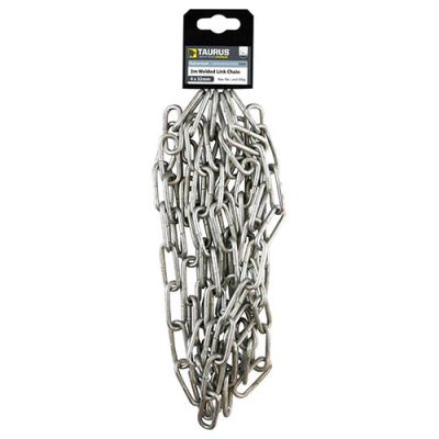 Welded Link Chain - Hot Dipped Galvanised 42mm x 3m