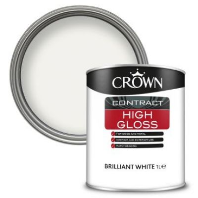 Crown Contract High Gloss - Brilliant White 1L