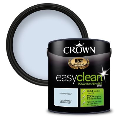 Crown Paints easyclean® Matt Emulsion - Moonlight Bay® - 2.5L