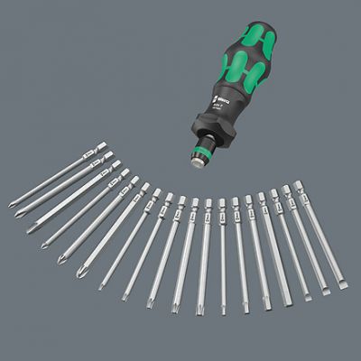 Wera Kraftform Kompakt Turbo-1 Screwdriver Set- 19pc