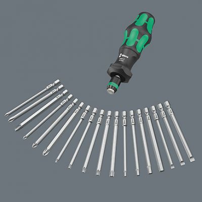 Wera Kraftform Kompakt Turbo-1 Screwdriver Set- 19pc