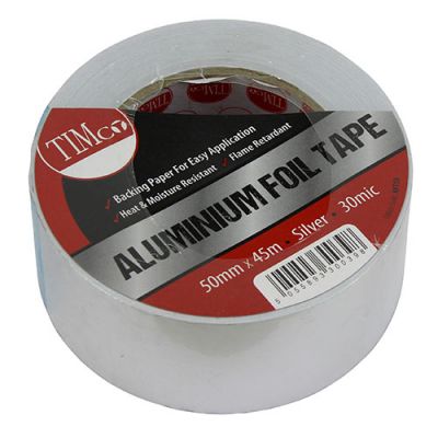 Aluminium Foil Insulating/Ducting Tape 50mm x 45m 