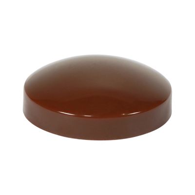 Two Piece Screw Caps - Brown To fit 3.5 to 4.2 Screw