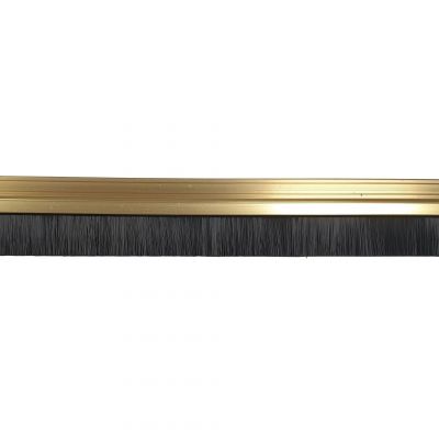 Woodside Aluminium Door Brush Seal - Gold 914mm