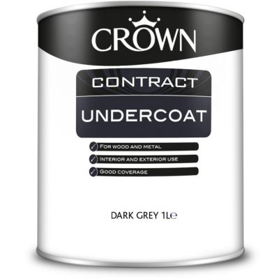 Crown Contract Undercoat - Dark Grey 1L