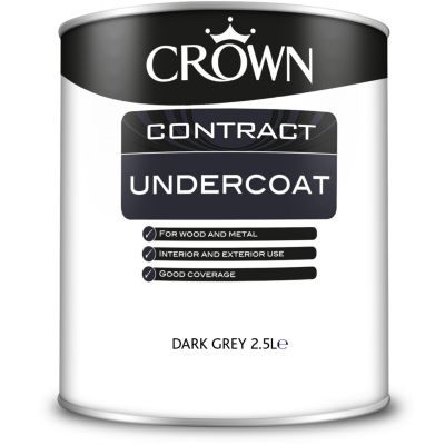 Crown Contract Undercoat - Dark Grey 2.5L