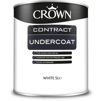 Crown Contract Undercoat - White 5L