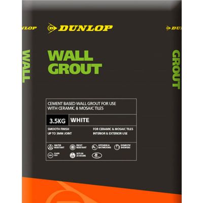 Dunlop Wall Grout White 3.5kg