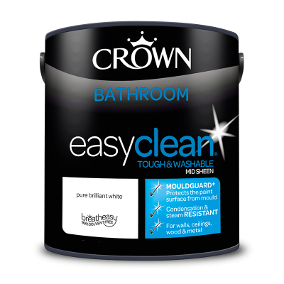 Crown Easyclean Bathroom Matt Brilliant White 2.5L