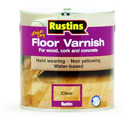 Rustins Floor Varnish - Clear Satin 1L