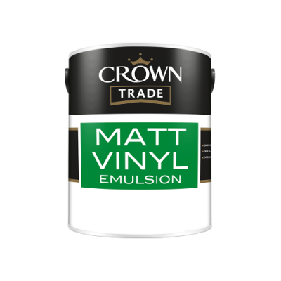 Crown Trade - Matt Vinyl Emulsion Magnolia 2.5L