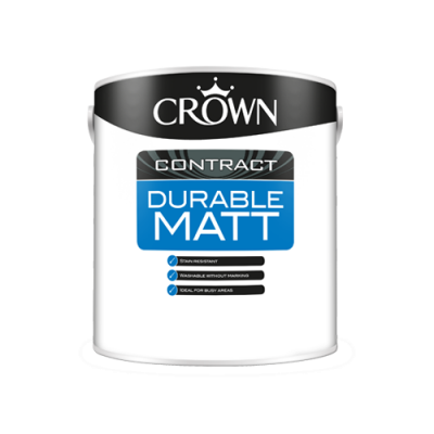 Crown Contract Durable Matt - Brilliant White 