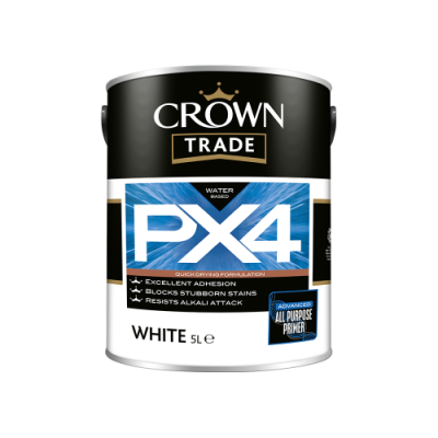 Crown Trade - Px4 All Purpose Primer White 1L