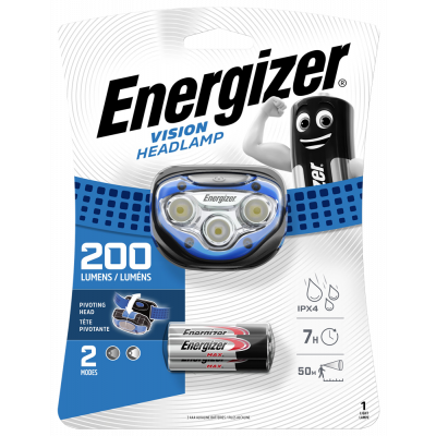 Energizer Vision Head Torch 200 Lumens