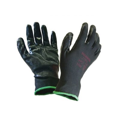 Black Inspection Seamless Gloves