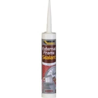 Tube of External Frame Sealant with applicator tip on a white background
