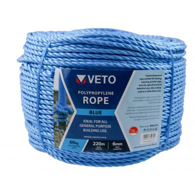 Veto Wagon Rope Blue Spliced