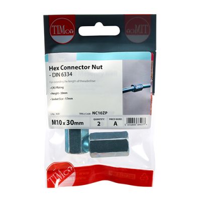 Threaded Rod Conector Nut M10