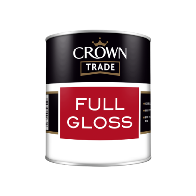 Crown Trade -  Full Gloss White 1L