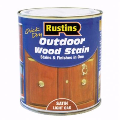 Rustins Outdoor Woodstain - Satin 500ml