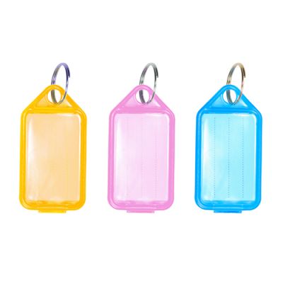 Coloured Key Tags (Pack Of 6)