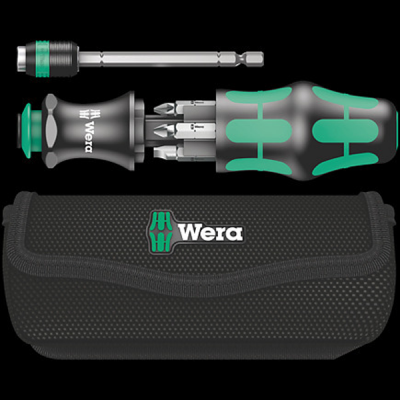 Wera Kraftform Kompakt 20 Tool Finder Set with Pouch - 7pc