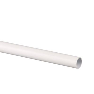21.5mm Overflow Pipe 3m - White 