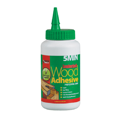 Lumberjack 5 Minute Polyurethane Wood Adhesive 310ml