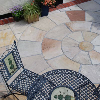 Mint Premium Sandstone Paving Circle 2.8m