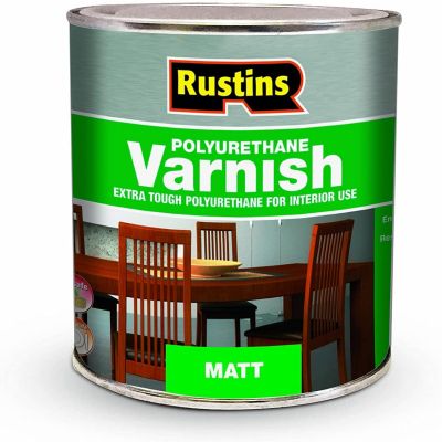 Rustins Polyurethane Varnish - Matt Clear 500ml