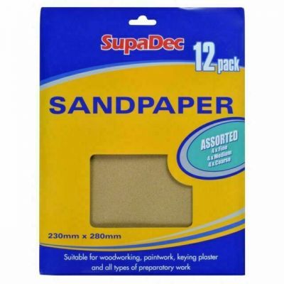 General Purpose Sandpaper Pack - Assorted 