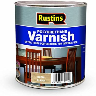 Rustins Polyurethane Varnish - Satin Clear 500ml