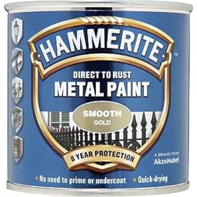Hammerite - Smooth Gold 250ml 