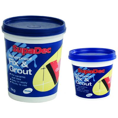 SupaDec Waterproof Fix & Grout (white) 