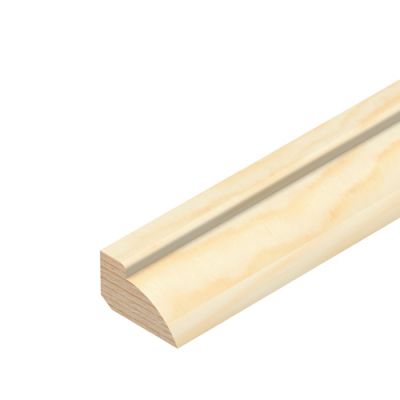 Glass Bead Pine Moulding 15x9mm