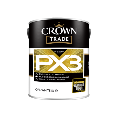 Crown Trade - Px3 All Purpose Primer Off White 1L