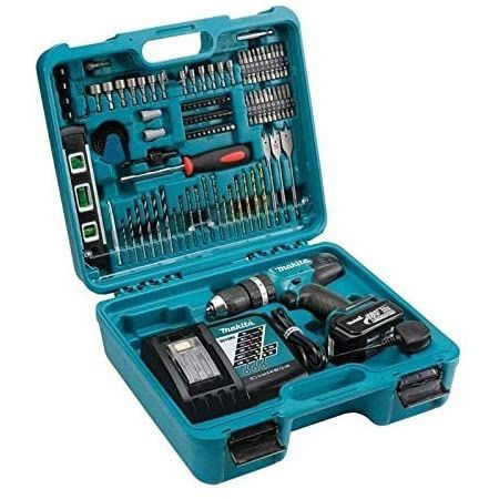 Makita Combi Drill 18v 1x5.0Ah 101pc Accessory Set Pearsons of Duns