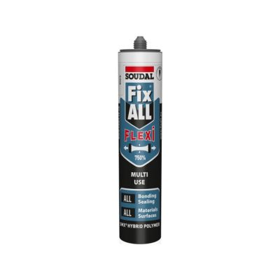 SOUDAL 290ML FIX ALL FLEXI WHITE SEALANT ADHESIVE