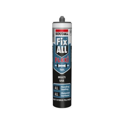 SOUDAL 290ML FIX ALL FLEXI GREY SEALANT ADHESIVE